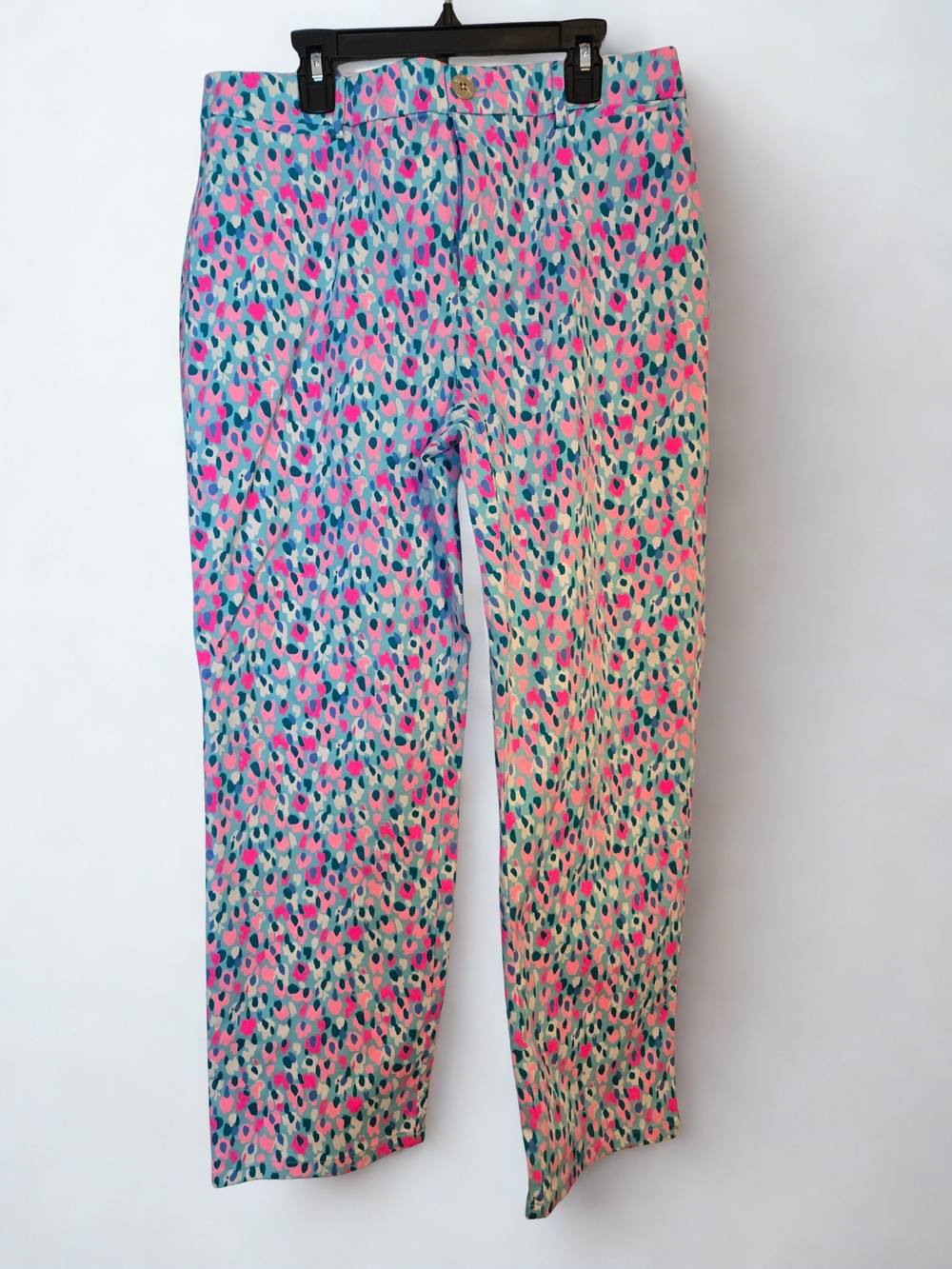 Lilly Pulitzer Pink and Aqua Printed Pants